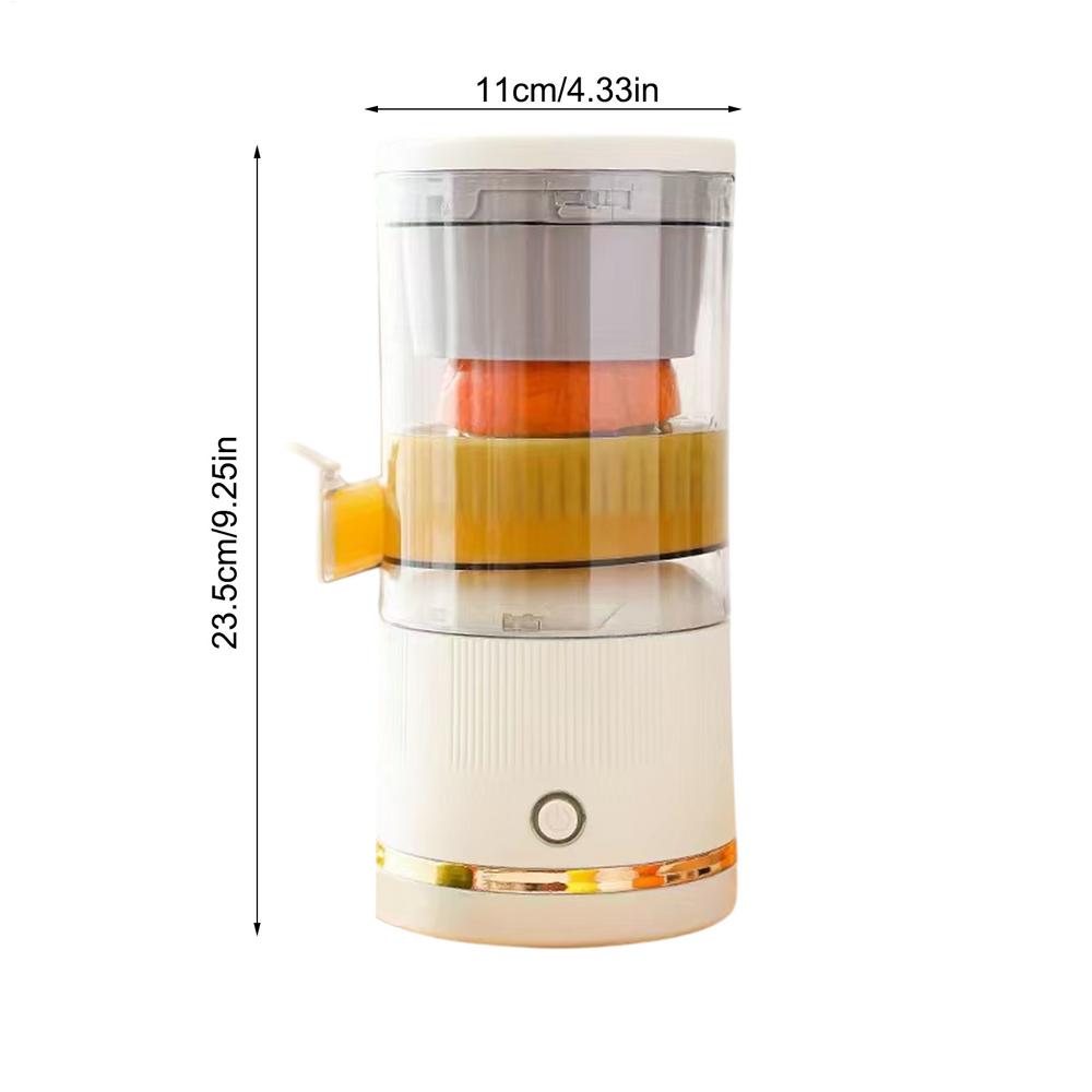 Extractor Volautomatische Fruit Huishoudelijke Juicer Draagbare Sapmachine ResiduSeparatie Bidirectionele Spiraal Fruit Juicer Cup: WHITE