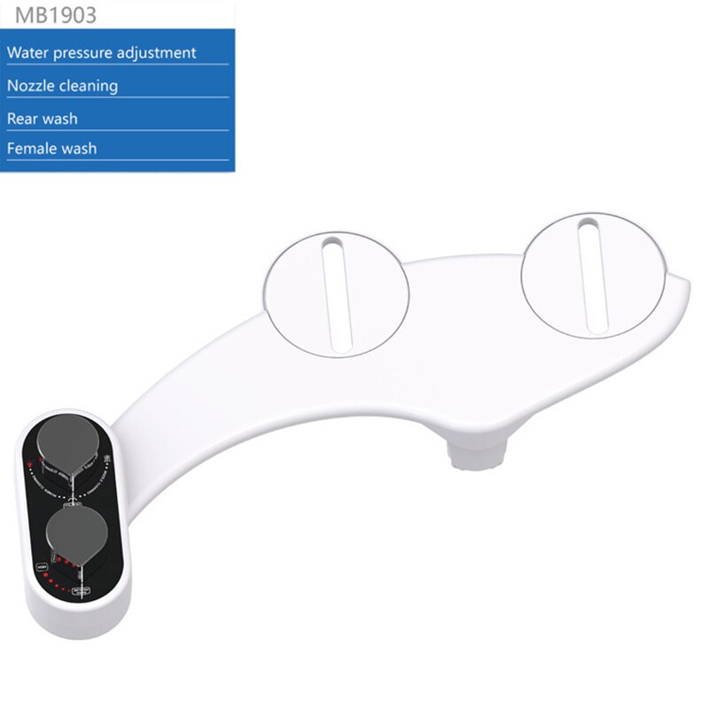 Bidet Attachment Non Electric Toilet Seat Bidet Self Cleaning and Cold Water Mixed Bidet Sprayer