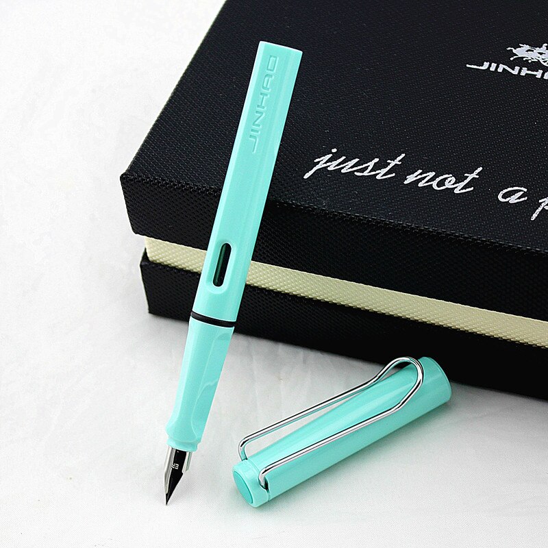 Jinhao Fountain Pen Set Ink Color Pen Case Series Student Stationery Fountain Pens 0.38mm nib