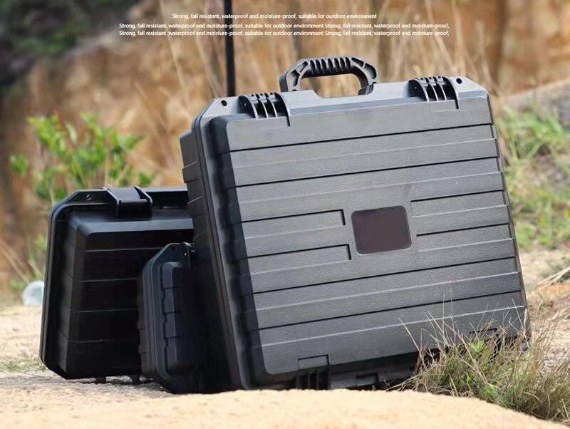 Veiligheid Instrument Gereedschapskist Beschermende Waterdichte Shockproof Toolbox Verzegelde Tool Case Slagvast Koffer Met Spons