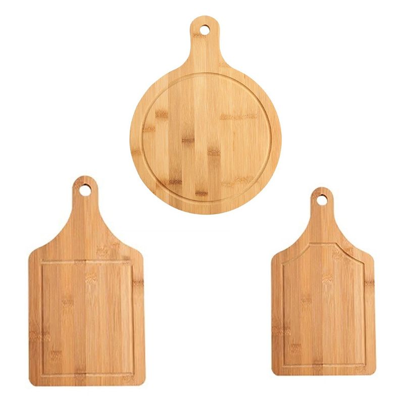 Houten Snijplank Fruit Pizza Brood Plaat Met Handvat Duurzaam Hangable Snijplank Keuken Accessoires