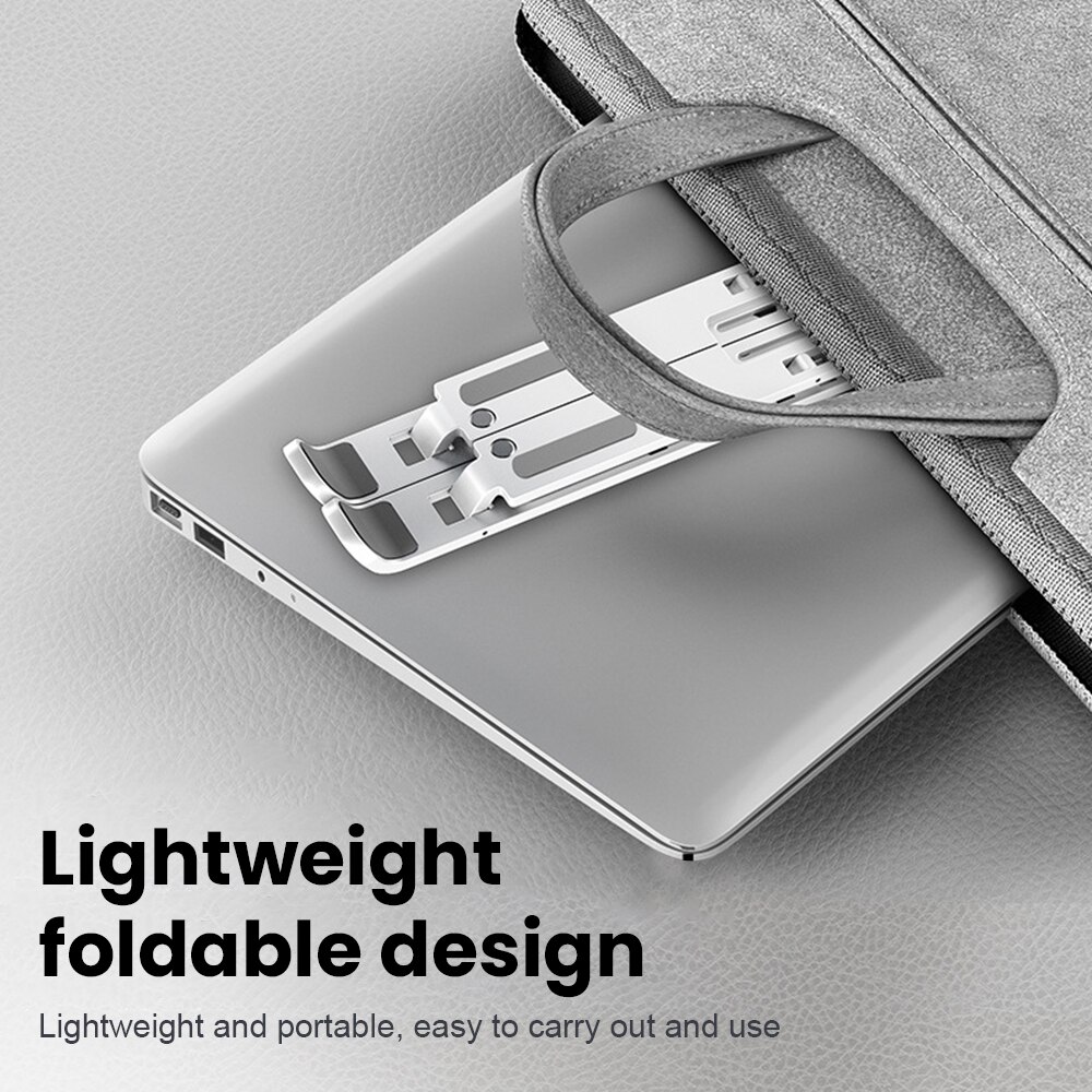 10 Gear Adjustment Portable Laptop Stand Support Base Notebook Stand For Macbook Pro Lap desk Laptop Holder Cooling Bracket