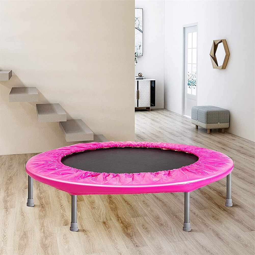 Trampolín cubierta protectora Children'S Mini trampolín Material de tela Oxford es fácil de instalar en el interior y deportes al aire libre