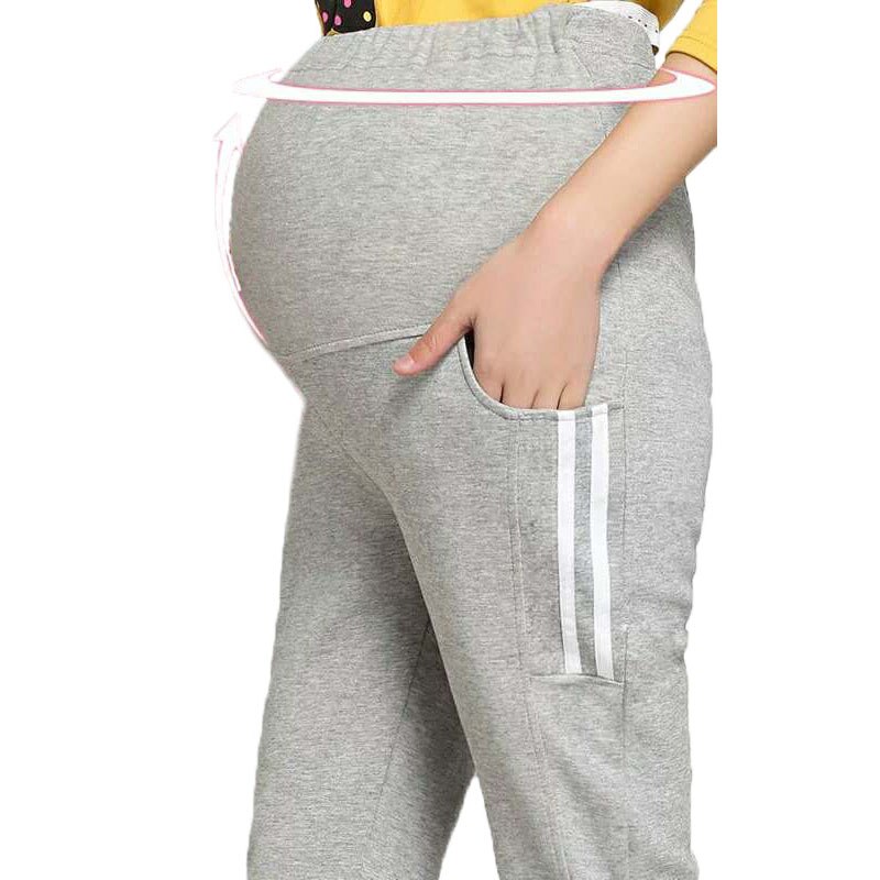 Bauch Mutterschaft Sport Hosen Für Schwangere Frauen Kleidung Baumwolle lässig Bauch Schwangerschaft Hosen Mutterschaft Pflege Hosen