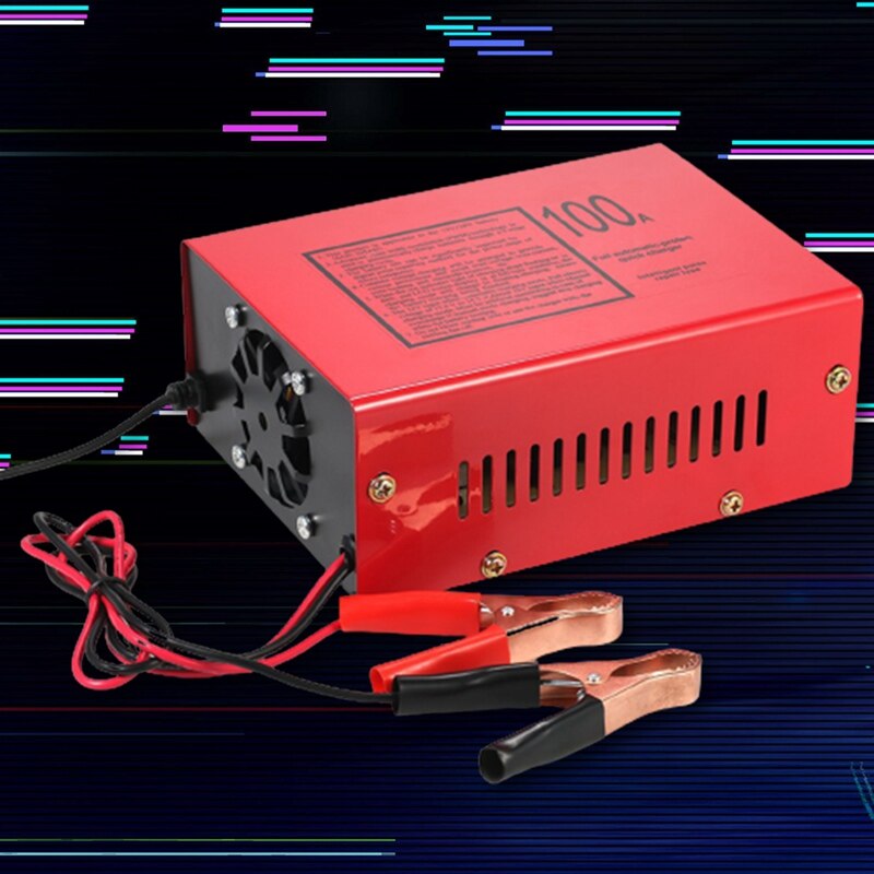 12/24V Automatic Smart Car Battery Charger for Auto Motorcycle Intelligent Pulse Quick Battery Charging Units US/EU/AU/UK Plug