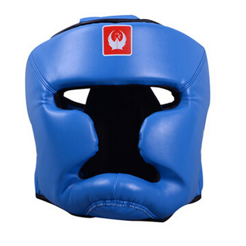 Neue Berufsausbildung Boxen Kopfschutz Sparring Zahnrad Helm MMA Muay thailändisch Casco trete Boxen Klammer Kopfbedeckungen Capacete