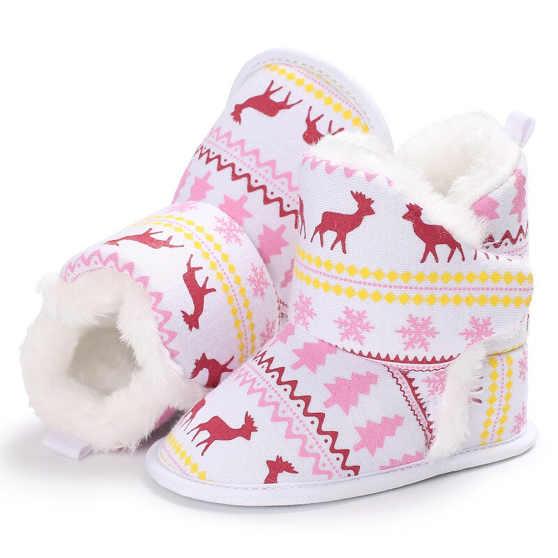 Bottes d'hiver pour bébés garçons et filles | Chaussures Super chaudes pour bébés -nés, chaussures de neige pour rennes de noël,