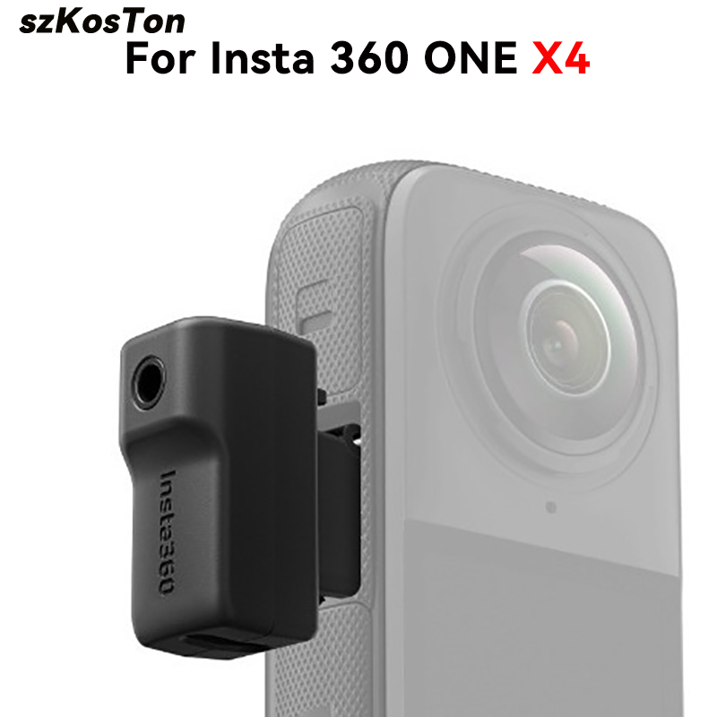 Mic Audio Adapter Voor Insta360 Een X4 Microfoon Adapter Voor Insta360 Een X4 Actie Camera Accessoires