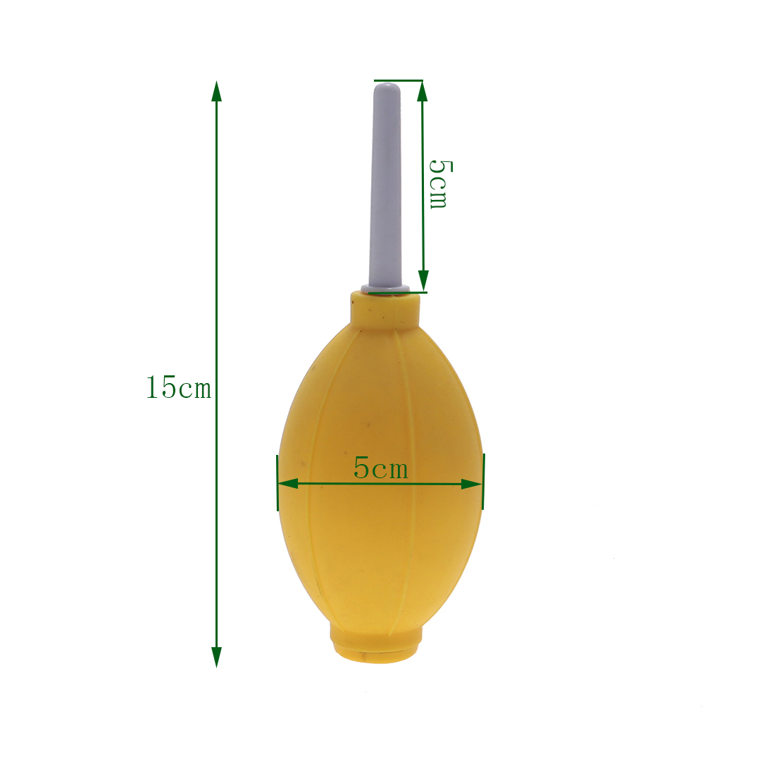 Rubber Air Blower Ball Strong Dust Cleaner Mobile Phone Tablet PC Camera Lens Keyboards Dust vacuum cleaner: Yellow
