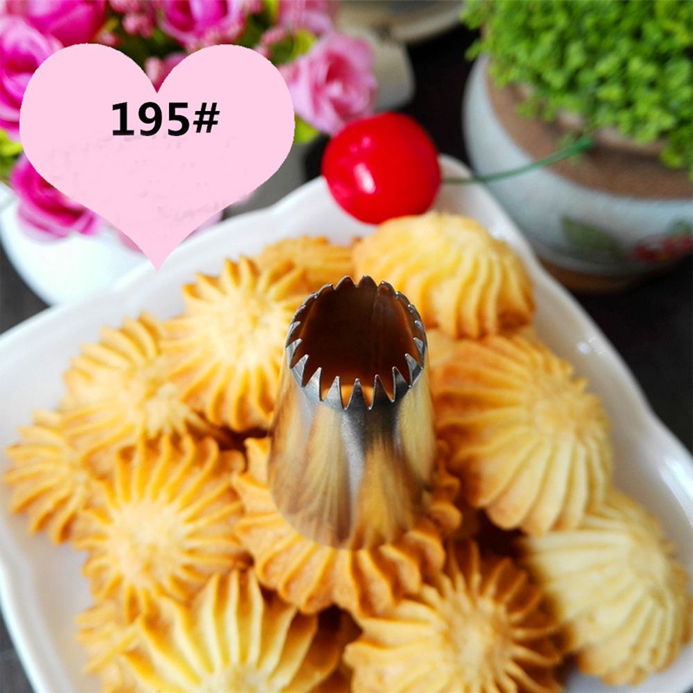 LINSBAYWU #195 Cupcake Buis Staal Taart Decoreren Tips Gebak Nozzles Cake Maken Gereedschap Koekjes Gebak Gereedschap