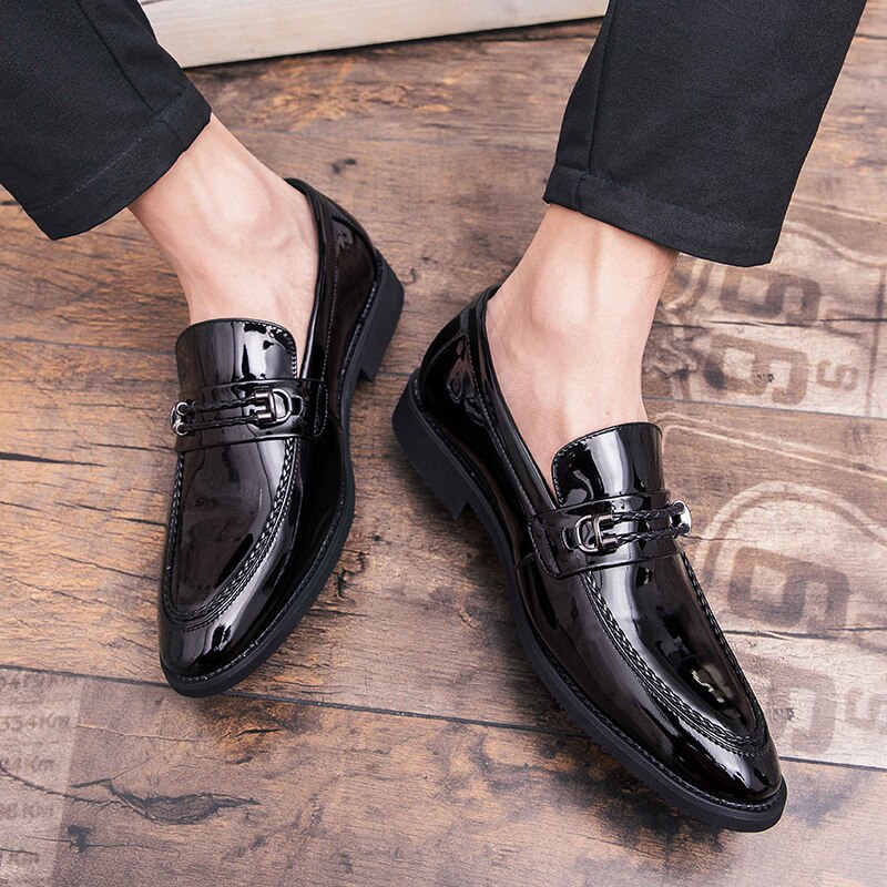 Men's Leather Slip-On Loafers - Casual & Dress Driving Shoes, Lightweight & Comfortable For Business Or Leisure