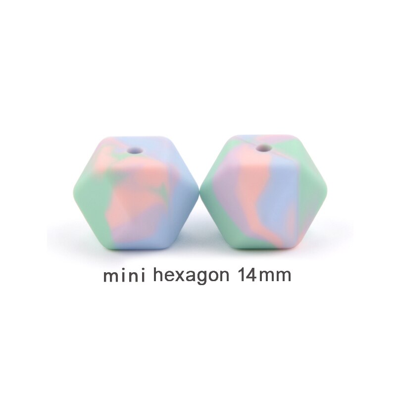 Perles de dentition en silicone, de 12/15/19mm pour bébé, ensemble de 10 pièces pour bricolage, boules imprimées à motifs dalmatien, couleurs bariolées et léopard sans BPA, pince de tétine gratuite à fabriquer: royal blue