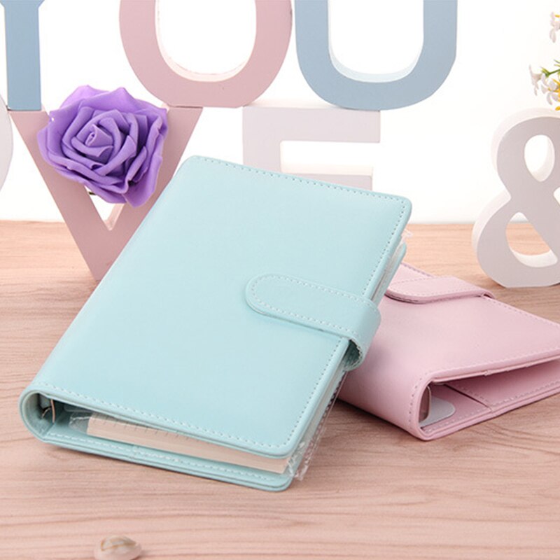 A6/A5 Notebook Diary Leather Case Personal Binder Plan Schedule Storage Folder