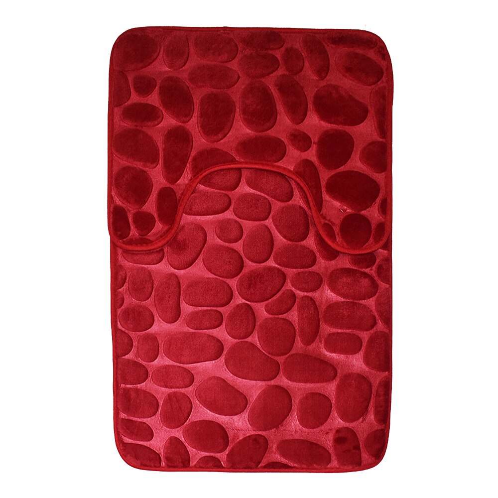 Zeegle Shell Patroon Effen Badkamer Matten Set 2 Stuks Wc Tapijten Anti-Slip Douche Tapijten Wc Deksel Cover badkamer Tapijten