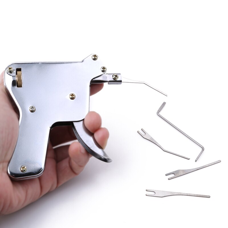 Forte serrure bosses ouvre-porte pistolet Kit d'outils de réparation clé en acier inoxydable Pick de