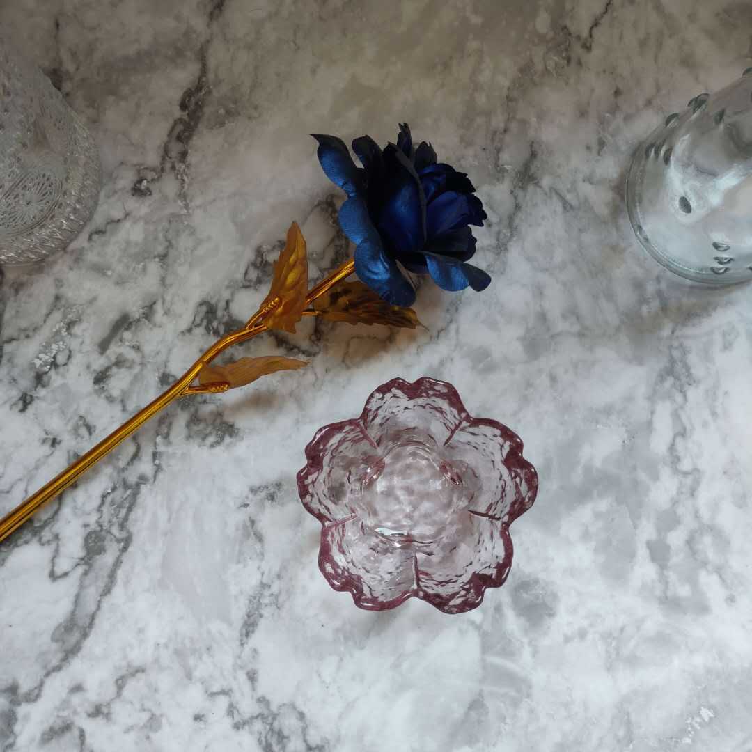 Japonais marteau modèle verre cerise fleur plat rose ménage assaisonnement dip assiette soja sauce bol vaisselle ensemble: Phnom Penh