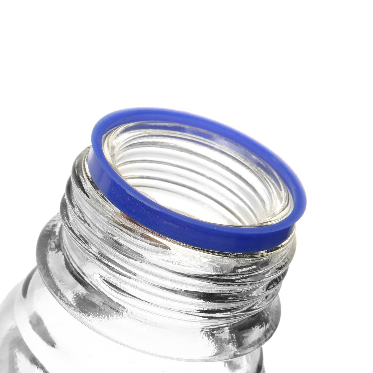 1pcs Glass Reagent bottle With blue screw cover Cap 100ml Graduation Sample Vials Plastic Lid School Supplies Lab Equipments