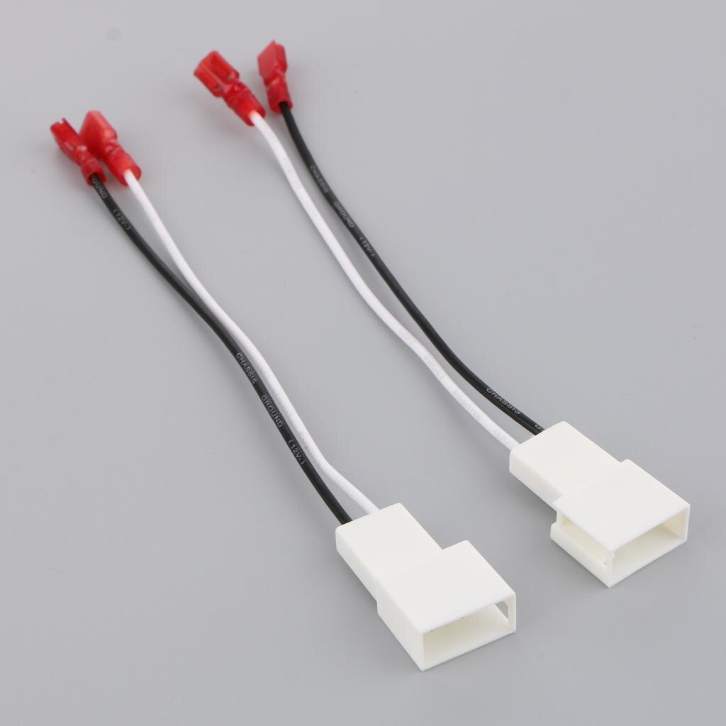 2Pcs Speaker Adaptor Loom Connectors for 1987 Motorcycle Car Accessories