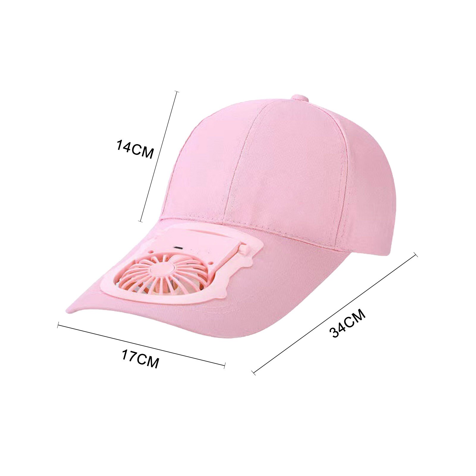 Zomer Fan Cooling Baseball Cap Hoed Usb Opladen Ademend Zonnebrandcrème Sport Cap