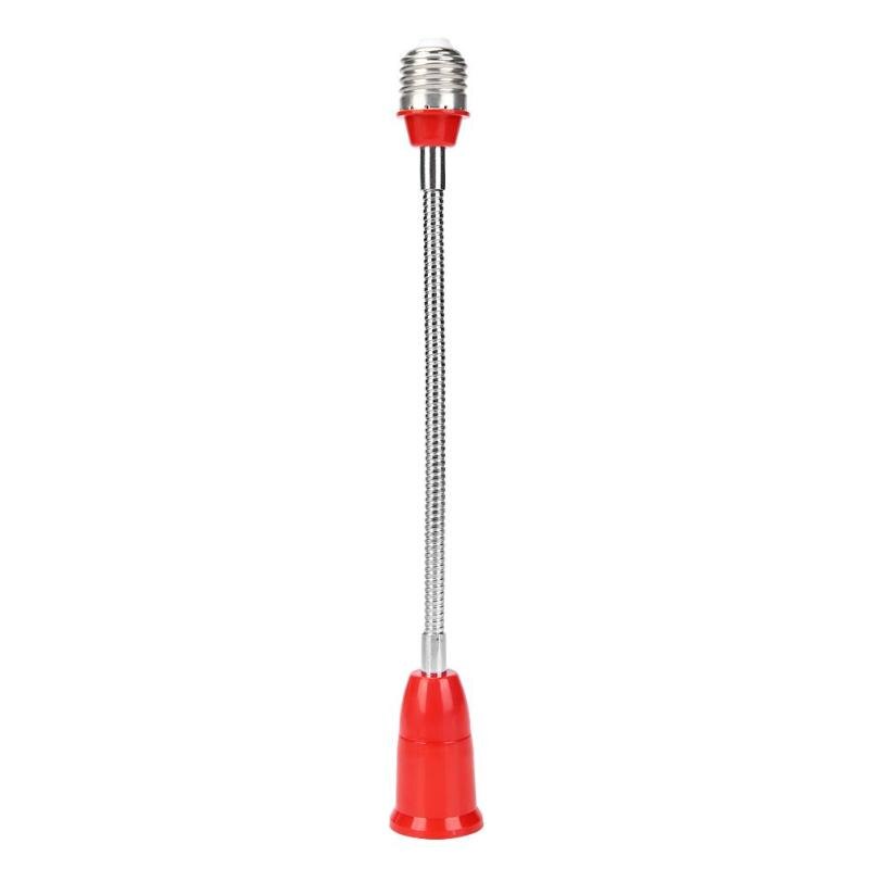 E27 soporte de bombilla LED Universal Flexible lámpara extensible adaptador Socket 360 grados rotativo lámpara Base soporte: 1
