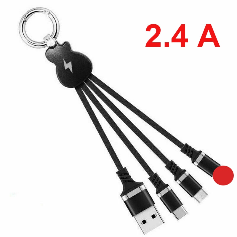 3 in 1 USB Kabel für iPhone Xs Max XR Xs Schnelle Ladung USB Typ C für Samsung S8 s9Plus Mikro USB Daten Linie