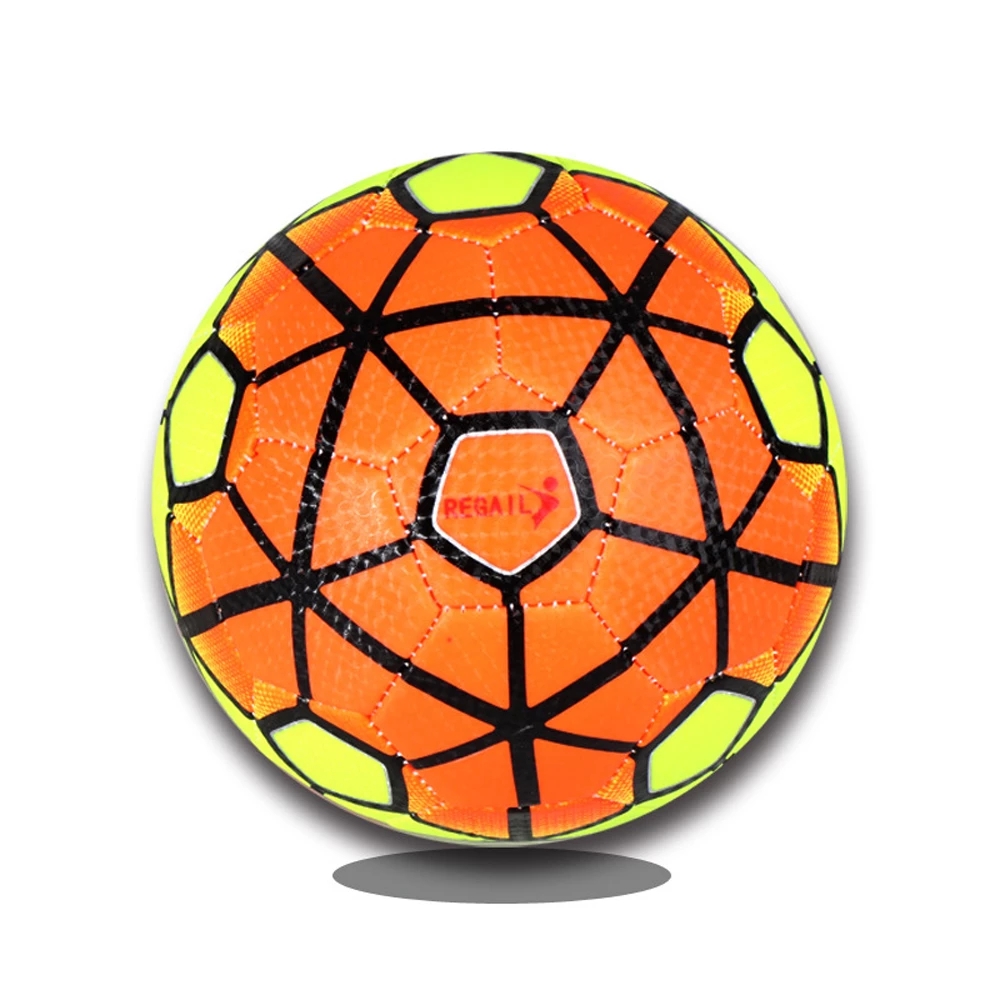 Size e 2 children's football ball inflatable football training ball children play training balls for children students -40: Orange