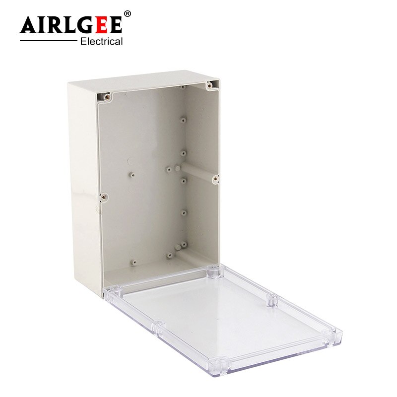 240 * 160 * 90mm outdoor cable box transparent cover plastic waterproof ABS IP66 junction box electrical connection chassis