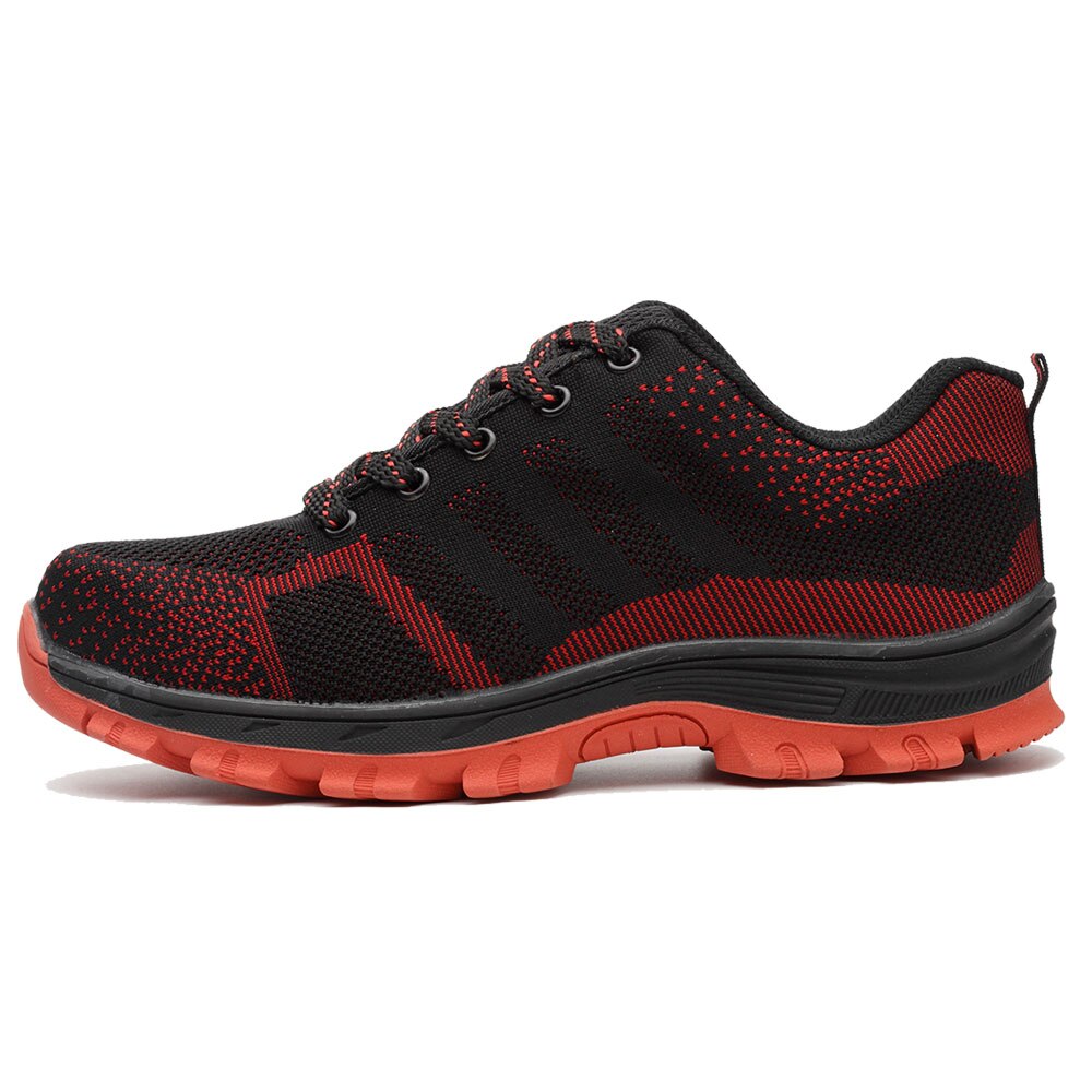 zapatos de seguridad irrompibles Unisex con puntera de acero botas de trabajo y seguridad suela media de acero zapatos de hombre suaves resistentes a impactos de talla grande 46