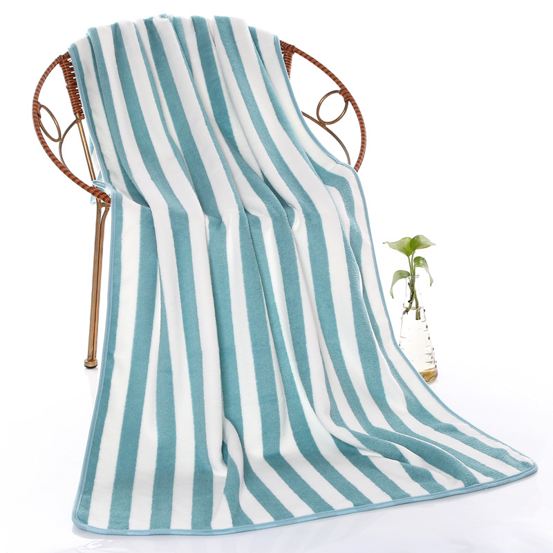 Grote Badhanddoek Volwassen Gezicht Badhanddoek Streep Strandlaken Mannelijke Vrouwen Absorberende Handdoeken Reizen Sport Spa Badkamer Zwembenodigdheden: 70x140cm / 26 #