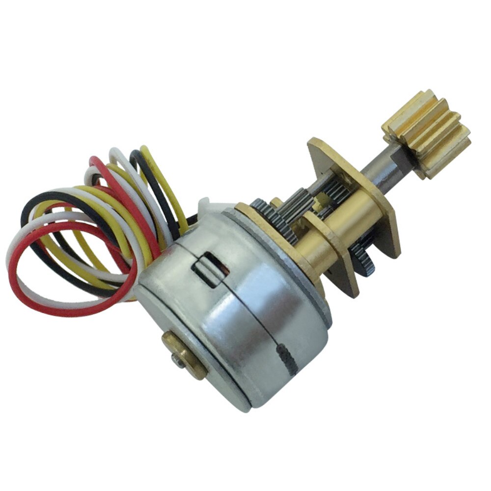 YIMAKER GM15BYS Micro Stappenmotor 2 Fase 4 Draad DC5-12V Hoge Koppel Hoge Precisie Stap Reductiemotor Automatische Instelling Up motor