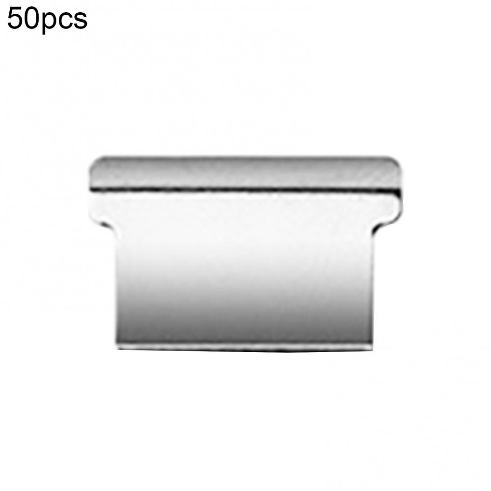 Reusable Fixed File Pusher Paper Clipper Dispenser School Clip Office Supplies: 50