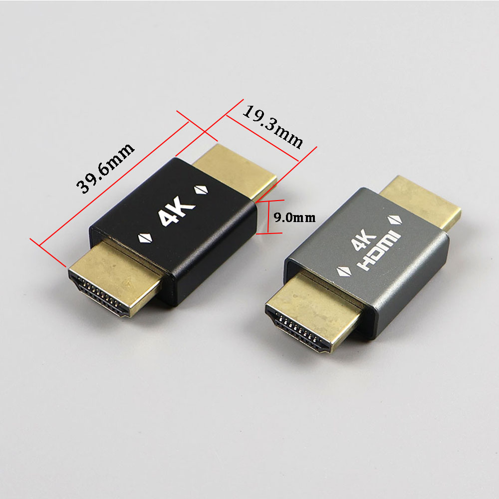 HDMI Male to Male Adapter 4K@60hz High definition HDMI male to male for interface for Projector Monitor TV Laptop