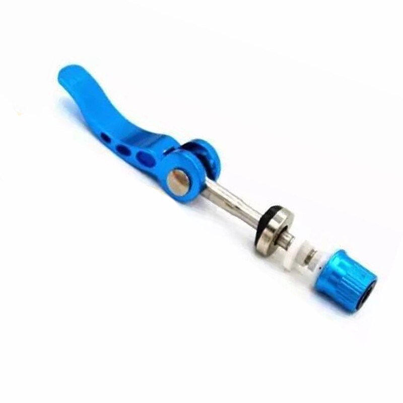 Seat Pipe Clamp Aluminium Quick Release Bike Seat Pipe Clamp Seatpost Mountain Road Bike Seat Tube Clamp Bicycle Accessories: blue