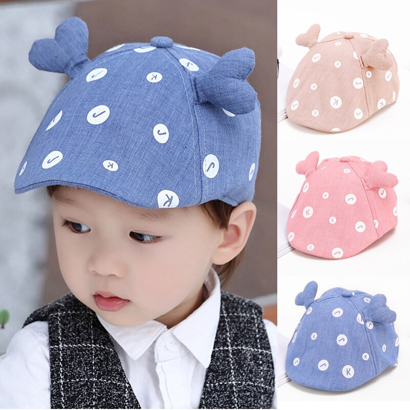 Cute Baby Beret Hat Letter Print Baby Girl Boy Autumn Winter Hat For Kids Children Infant Toddler Baseball Sun Cap Bonnet Enfant