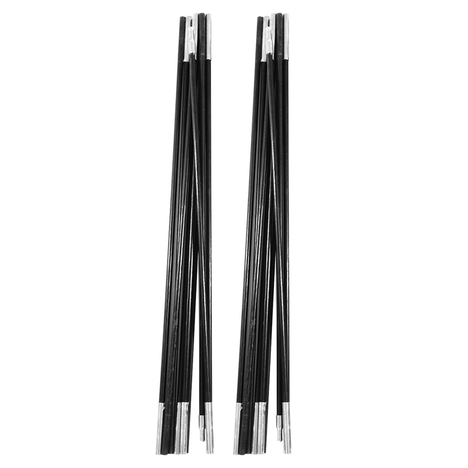 2pcs Tent Rod 4.9/4.48/4/3.3M Fiberglass Camping Travel Tent Pole 8/7mm Tent Supporting Rod Awning Frames Equipment Accessories