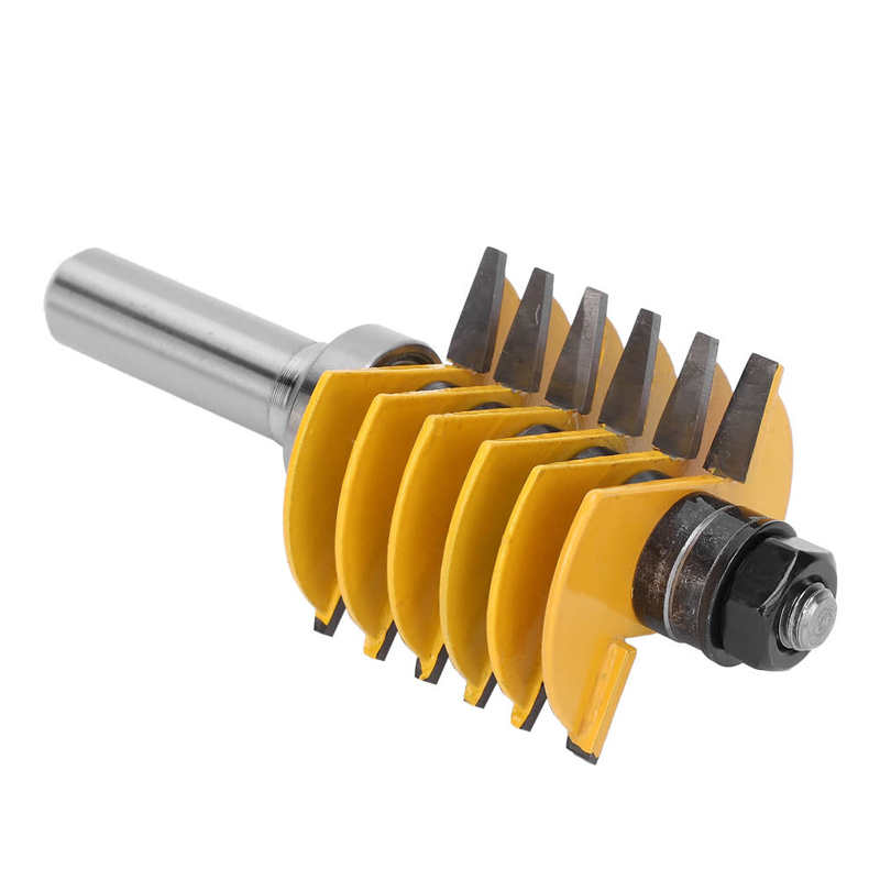 1/2in Shank Woodworking Cutter Finger Glue Joint Router Bit Tungsten Steel Supplies Glue Joint Router Bit