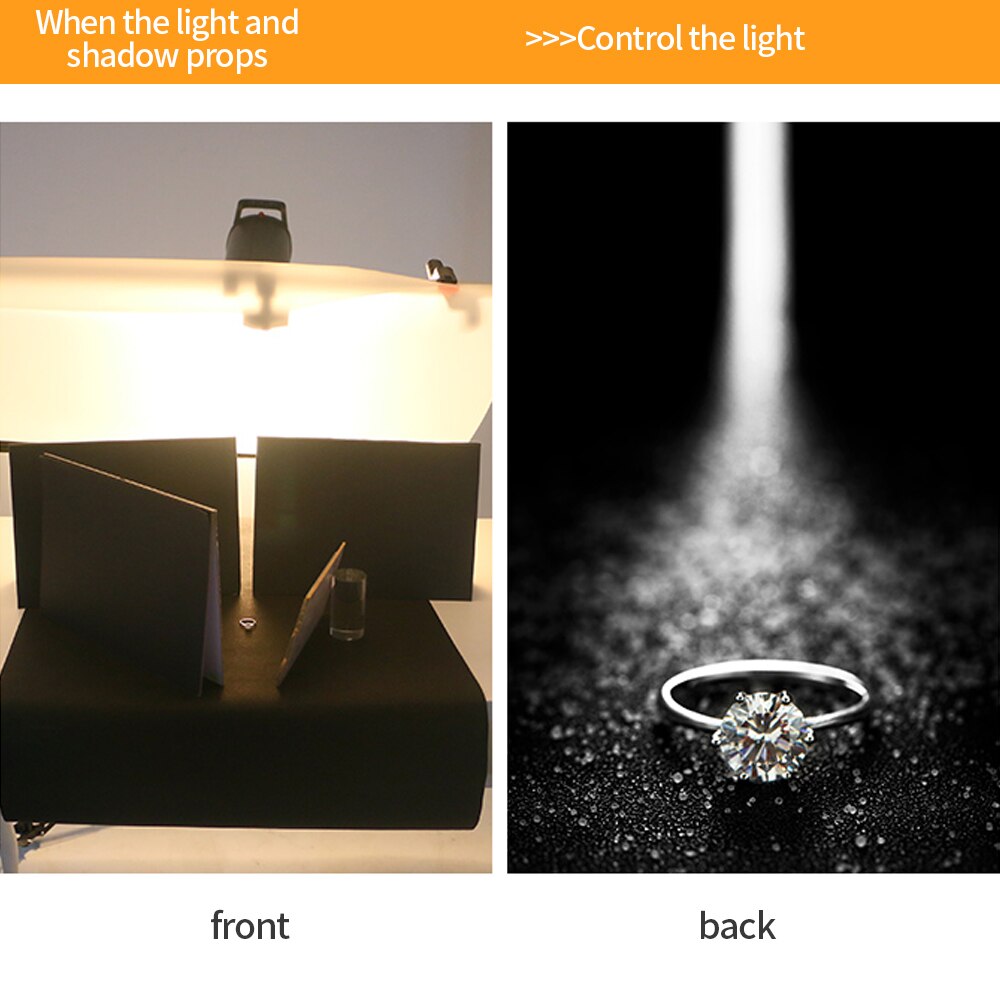 A3/A4 Thickened Double-Sided Foldable Cardboard White Black Silver Gold Reflector Absorb Light Thick Reflective Paper for Glass