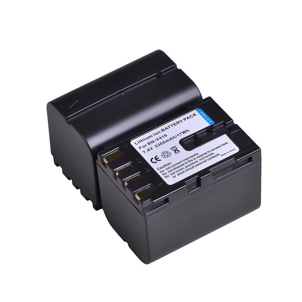 Batería de repuesto para videocámara JVC BN-V416, BN-V416U, BN-V428, BN-V428U, GR-D93, GR-D94, GR-D220, GR-D225, GR-D228, 2300mah