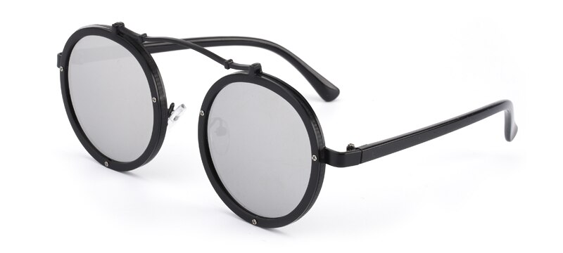 Vintage Round Metal Steampunk Sunglass Women Brand Metal Steam Punk Sun Glasses Driving Men Oculos De Sol R561