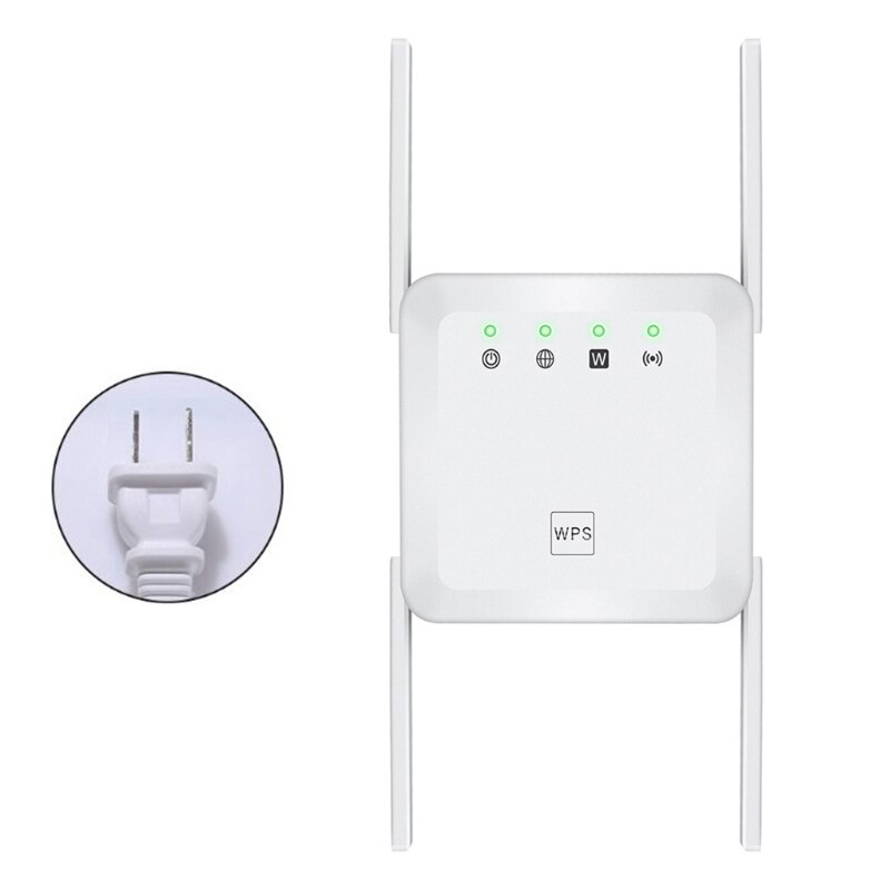 WiFi Extender Wireless Signal Booster for HomeWireless Signal Repeater Booster 1200Mbps Wall-Through Strong Booster