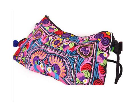 Prijs Vrouwen Borduurwerk Zak! Nationale Geborduurde Bloemen Zakken Een Schouder Messenger Vintage Handtas: 5