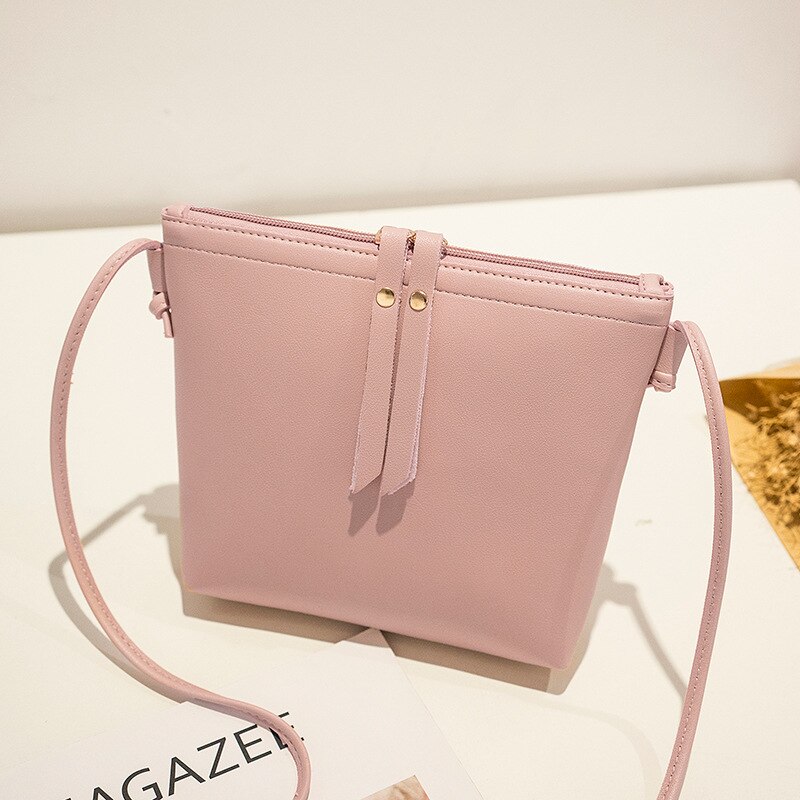 Stijl Women's Bag Mode Koreaanse Stijl Schoudertas Versitile Mode Schoudertas Eenvoudige Vrouwen Tas Clutch Handtas: Roze
