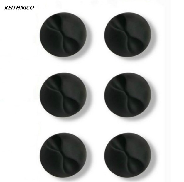 6 stück Auto-kabel-organizer, kabelaufwickler-Clips, kabelhalter, kabelmanagement, feste klemme für Auto-usb-ladegerät