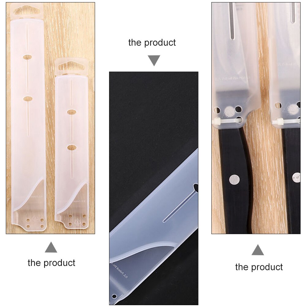 6 stk plastik knivkant beskyttelseshætte værktøjsdæksel knivbeskytter