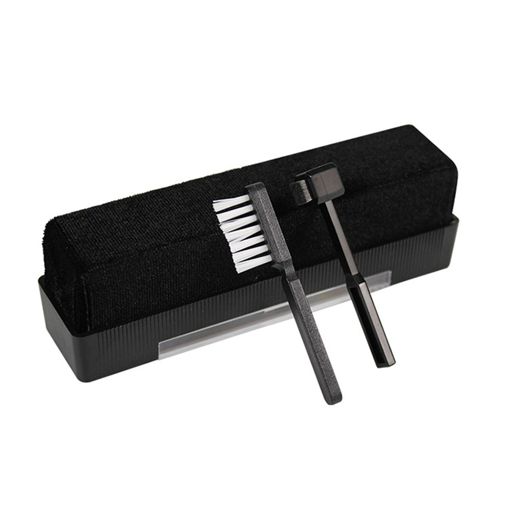 3pcs Anti-Static Turntable Stylus Soft Tool Carbon Fiber Cleaning Brush Set Portable Home Dust Remove Vinyl Practical