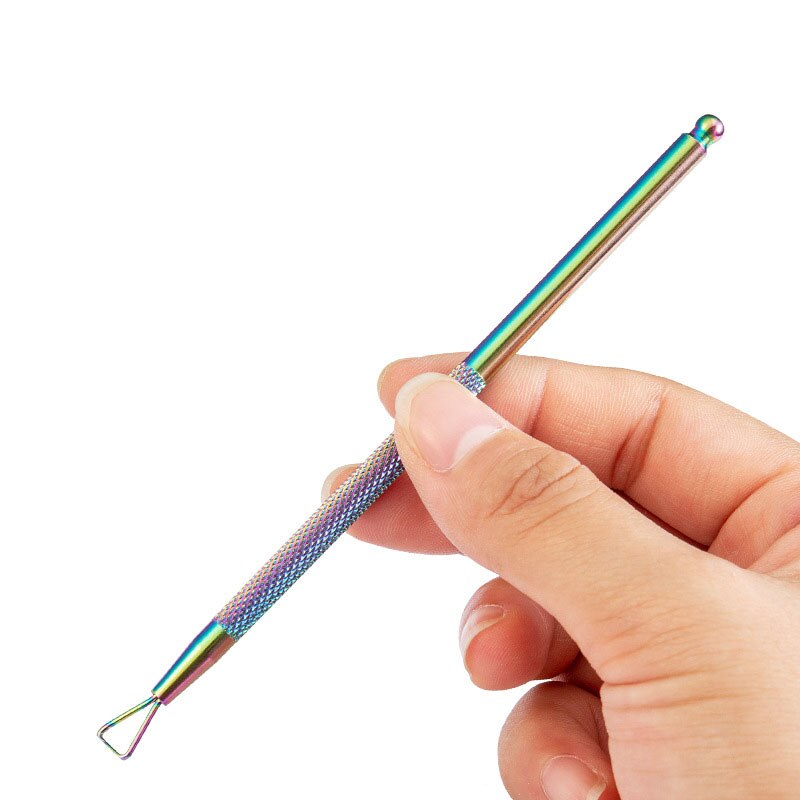 UV Gel Nail Polish Remover Stainless Steel Dead Skin Cuticle Pusher Cleaner Nail Polish Remover Nail Art Manicure Tools