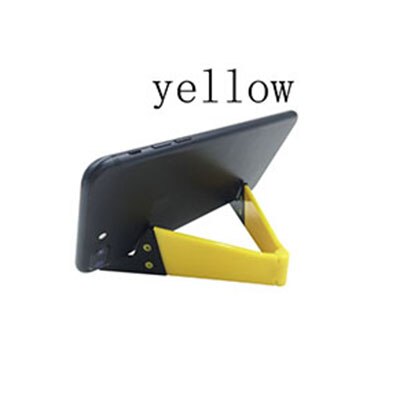 Mini soporte Universal para Tablet, portátil, plegable, de escritorio, para iPad, iPhone, Sony, HTC, celular, Pad para ipad 2, 3, 4, 5,: Amarillo