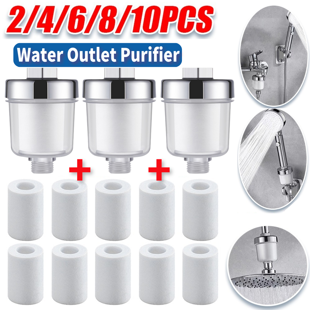 Dusch filter transparentes Badezimmer filtration system 5 Mikron pp Baumwoll filter Haushalts wasserfilter 3,5x2,4 Zoll für die Küche zu Hause