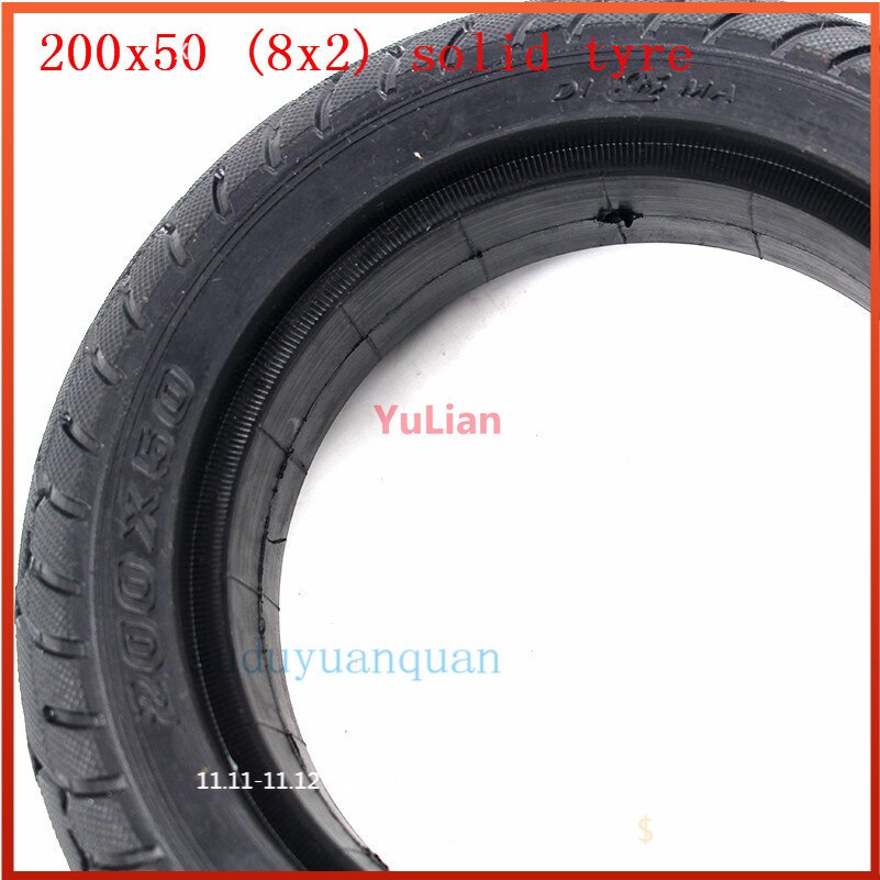 Speedway mini 4 Pro Rear Tire 8 Inch 200x50 Solid Tire 8X2T For RUIMA mini 4 PRO Electric Scooter Rear Motor Tire
