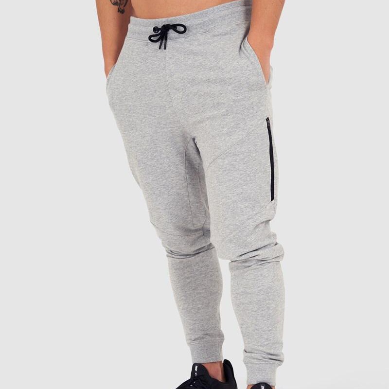 GITF Männer Joggen Hosen Laufen draussen Sport Fitnessstudio lässig -Trend Schnell Trocknend trainieren Männlichen Hosen Ausbildung FußBall Hosen: grau / XXL